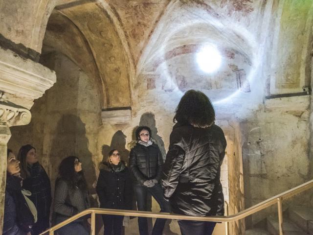 Visite guidée Cryptes Carolingiennes Abbaye