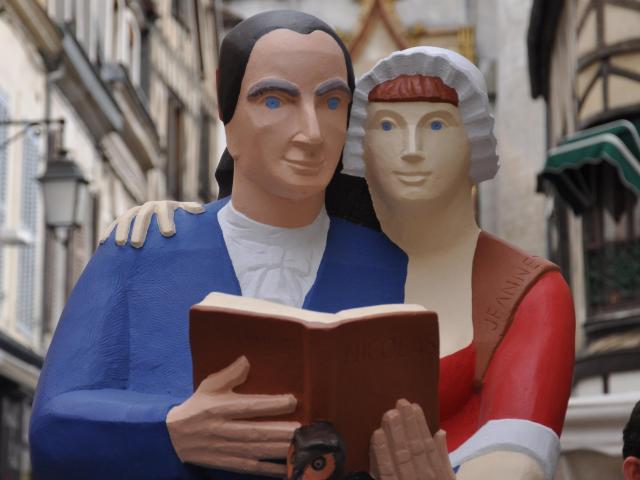 Rétif de la Bretonne-François Brochet-Auxerre-statue