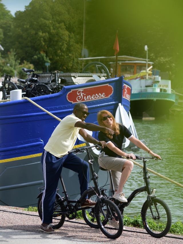 Cycliste canal